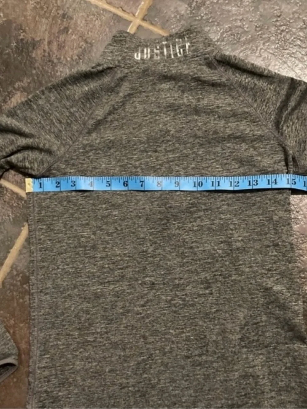 Justice Brand Grey Jogger Set Girls Size 10/12